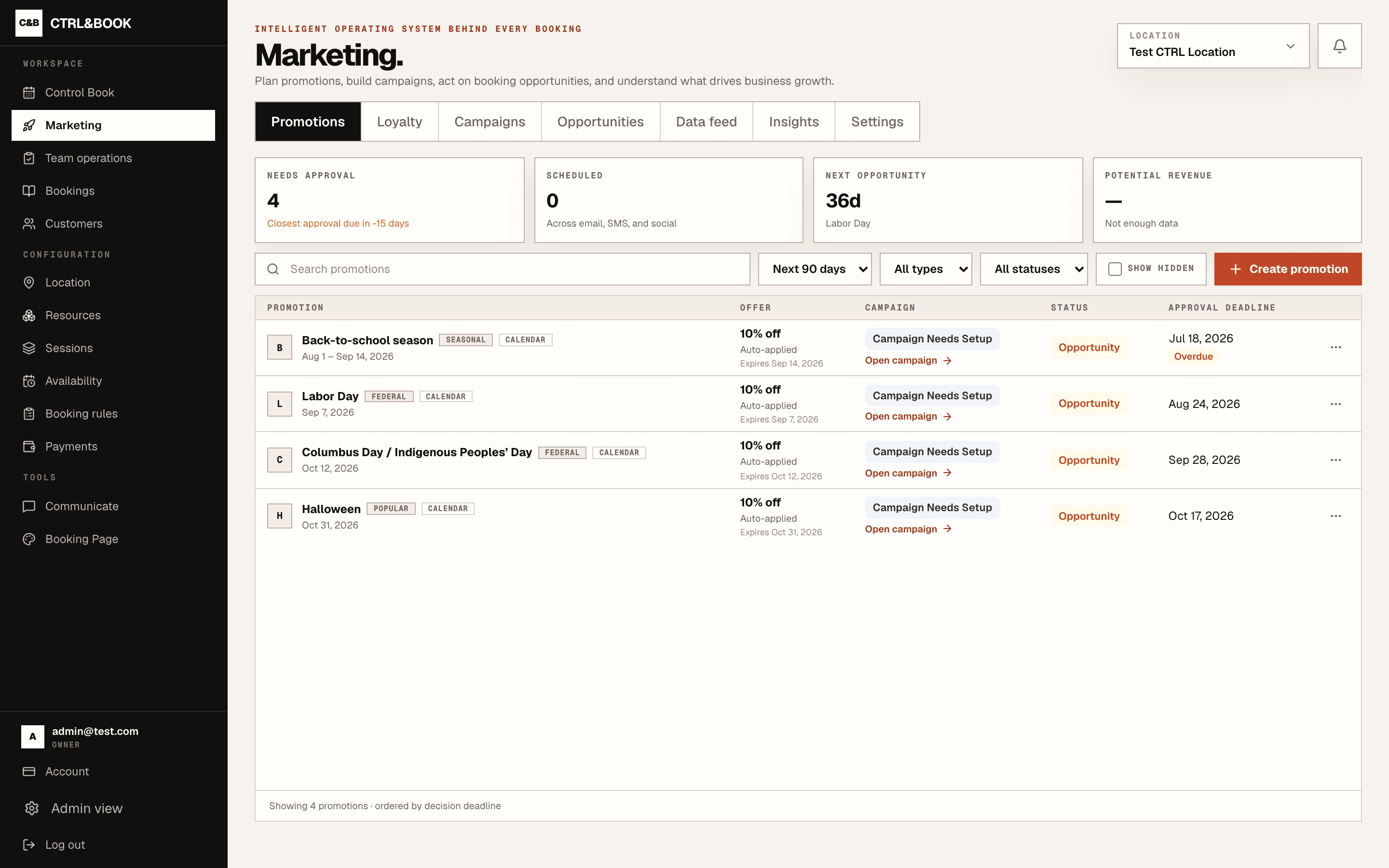 Loyalty & Promotions — Automatic price adjustments, no code needed
